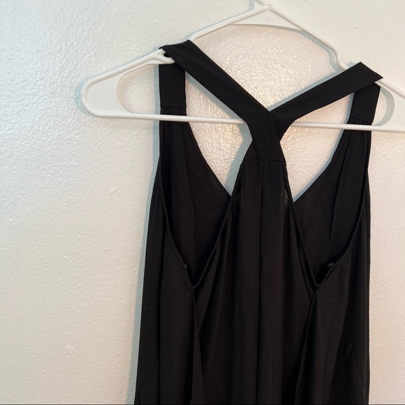 BCBGMAXAZRIA Solange Back-Drape Halter Top Black - Picture 9 of 13